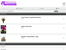 Tablet Screenshot of designsbydarenda.com